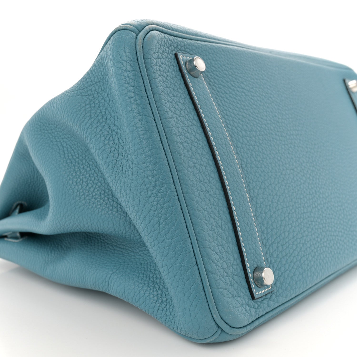 Hermes Togo BIRKIN 35 Blue Jean 8 of 18