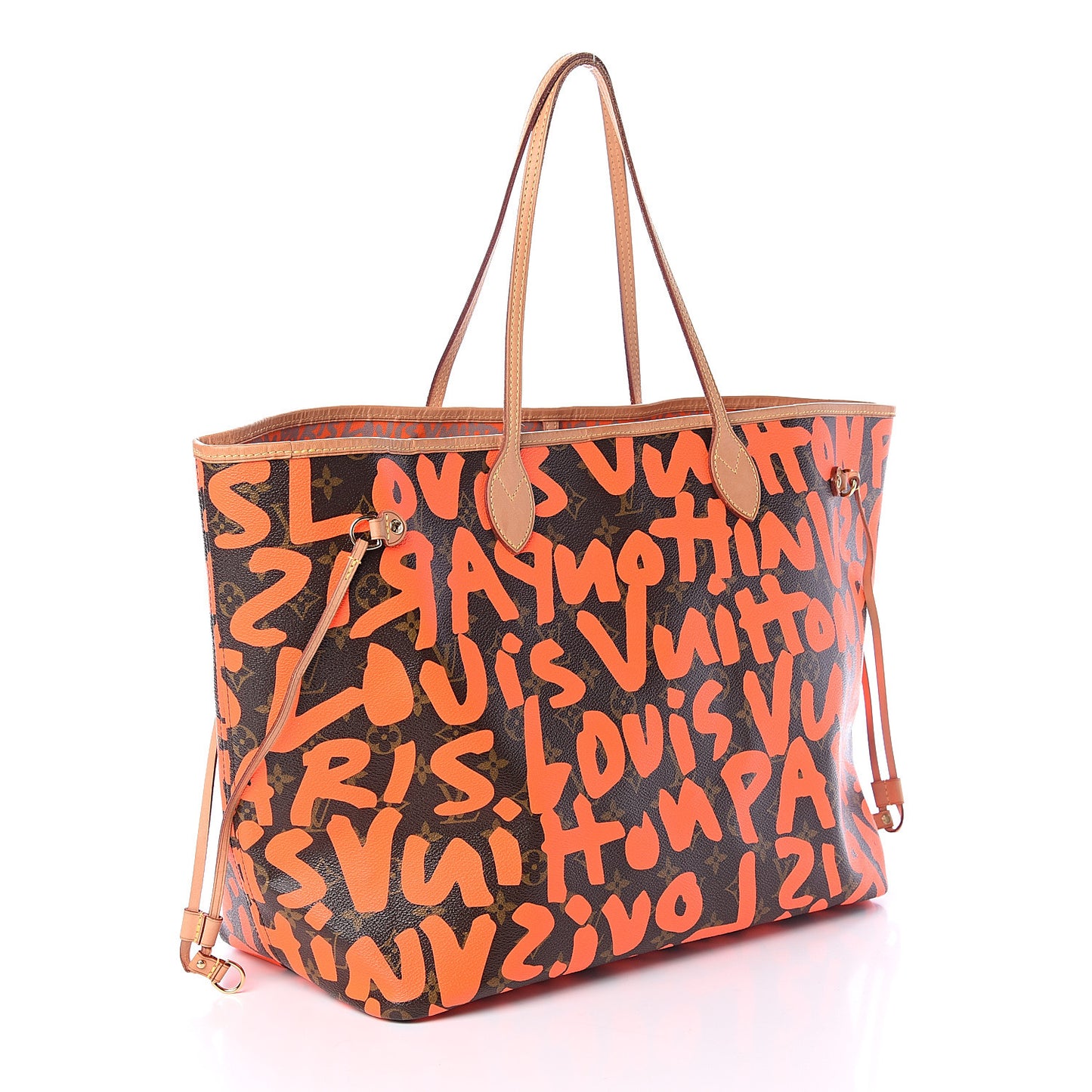 Monogram Graffiti Neverfull GM Orange