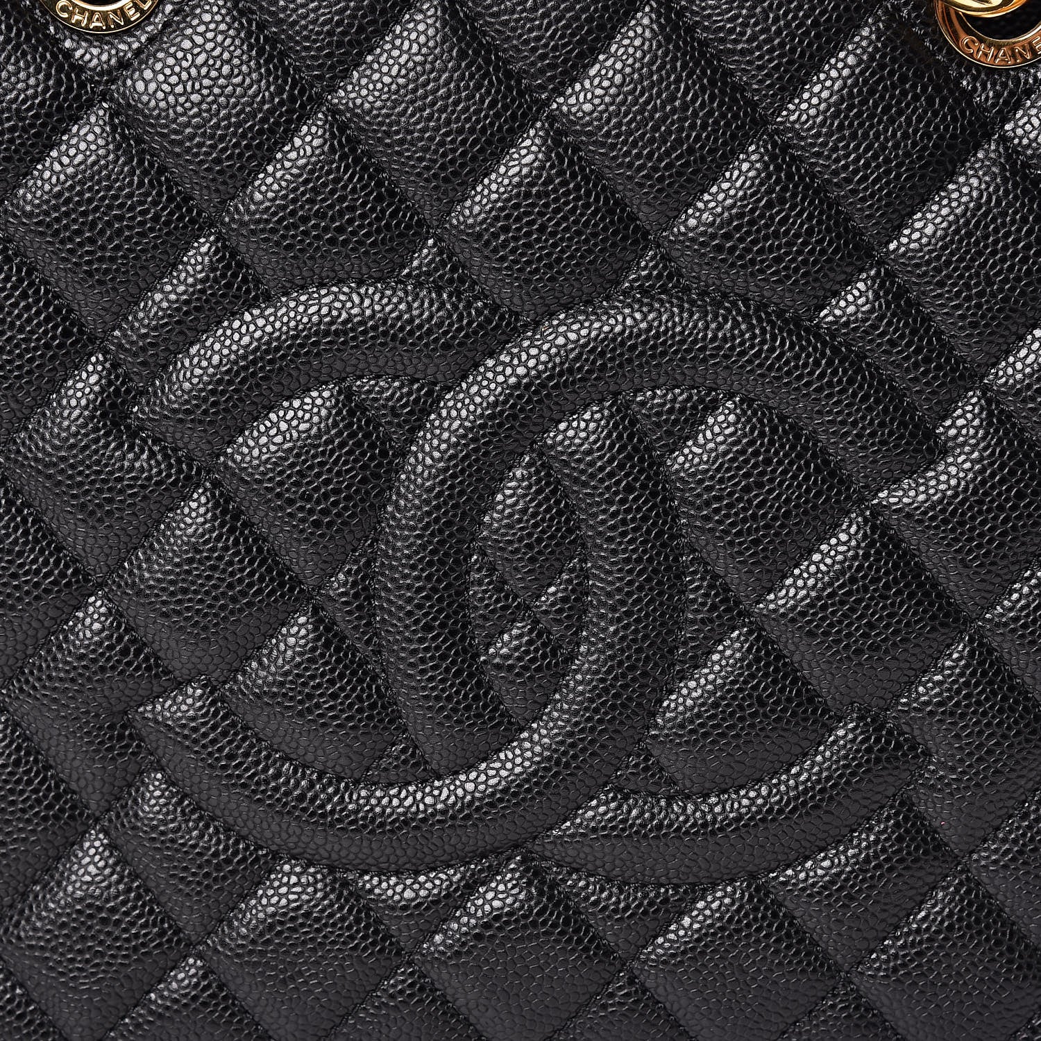 Chanel Caviar Quilted Grand Shopping Tote GST Black 10 of 10
