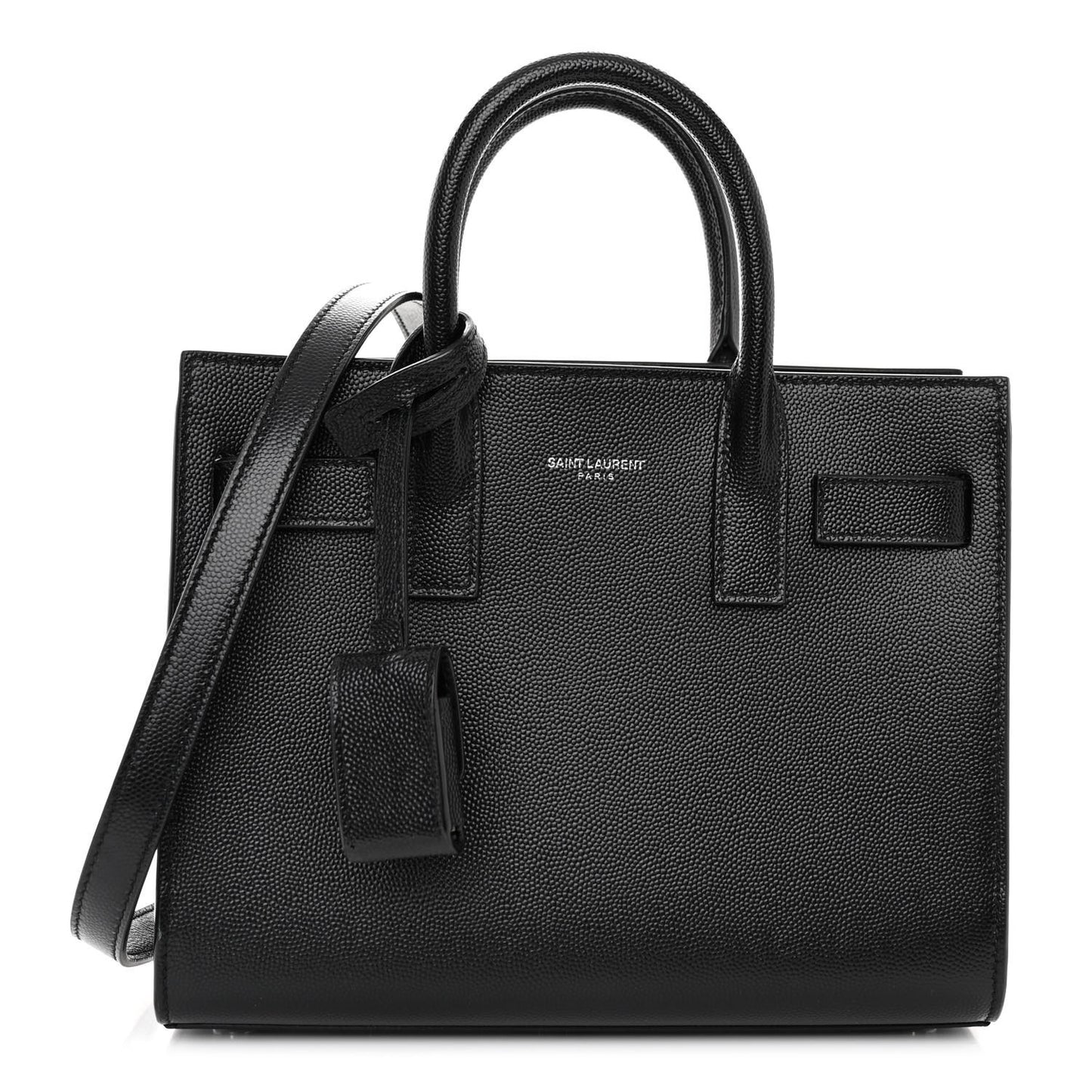 Calfskin Nano Sac De Jour Black