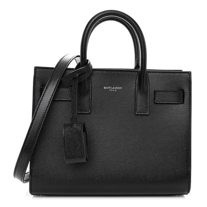 Saint Laurent Calfskin Nano Sac De Jour Black 1 of 9