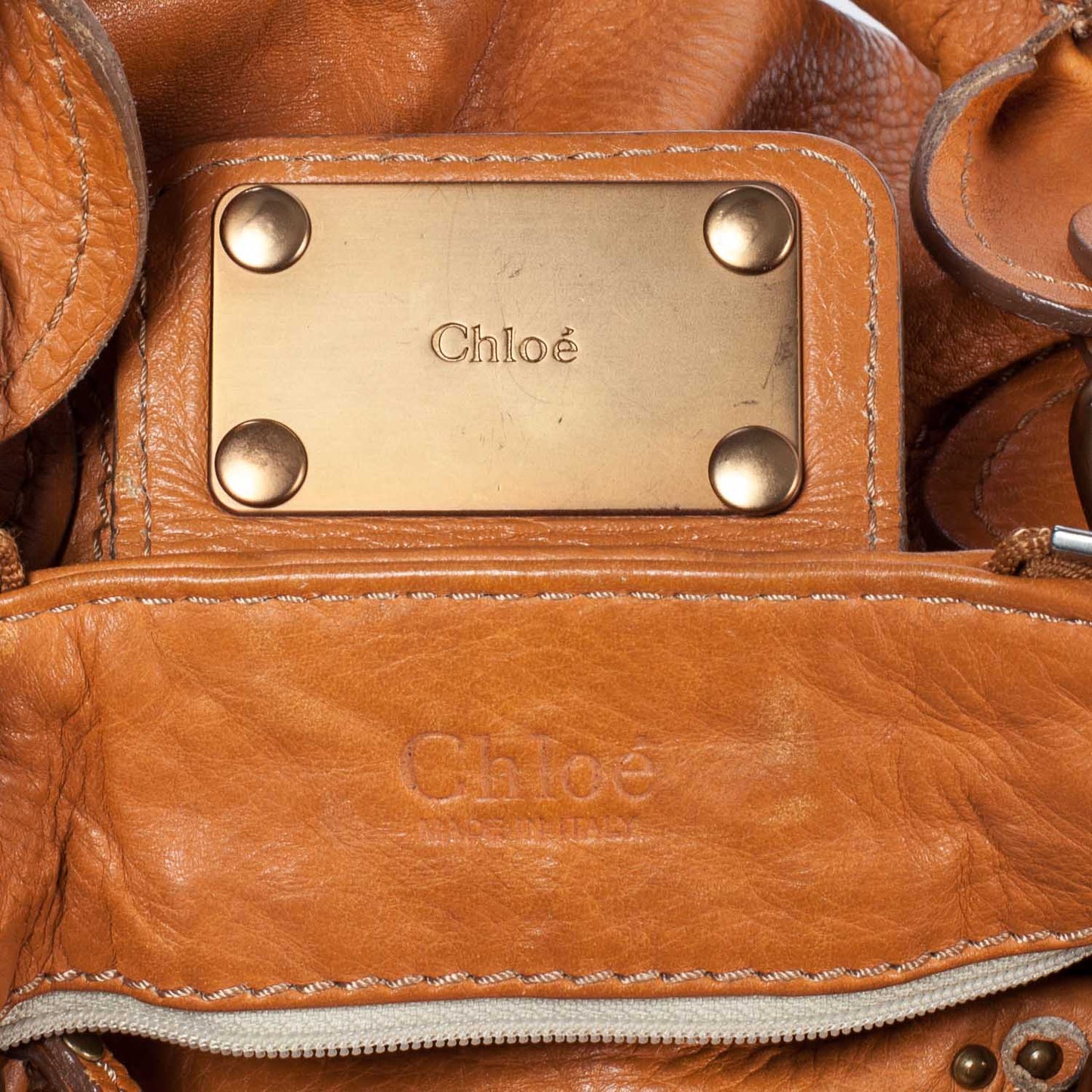 Leather Paddington Satchel Whiskey