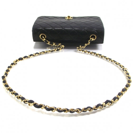 Lambskin Small Flap Bag Black