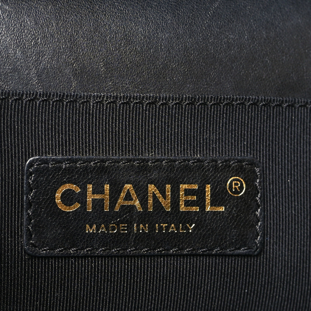 Lambskin Quilted Medium Boy Flap Black