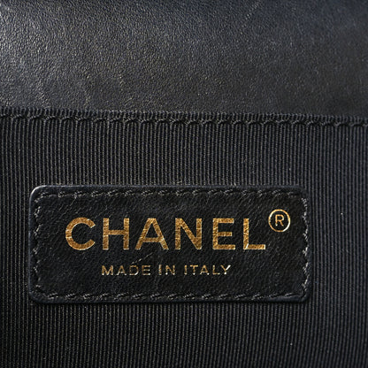 Chanel Lambskin Quilted Medium Boy Flap Black 6 of 10