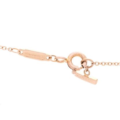 Tiffany 18K Rose Gold Small T Smile Pendant Necklace 4 of 5