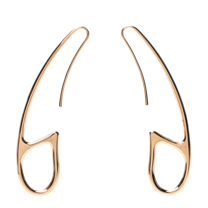 Hermes 18K Rose Gold Chaine D'Ancre Punk Earrings 1 of 4