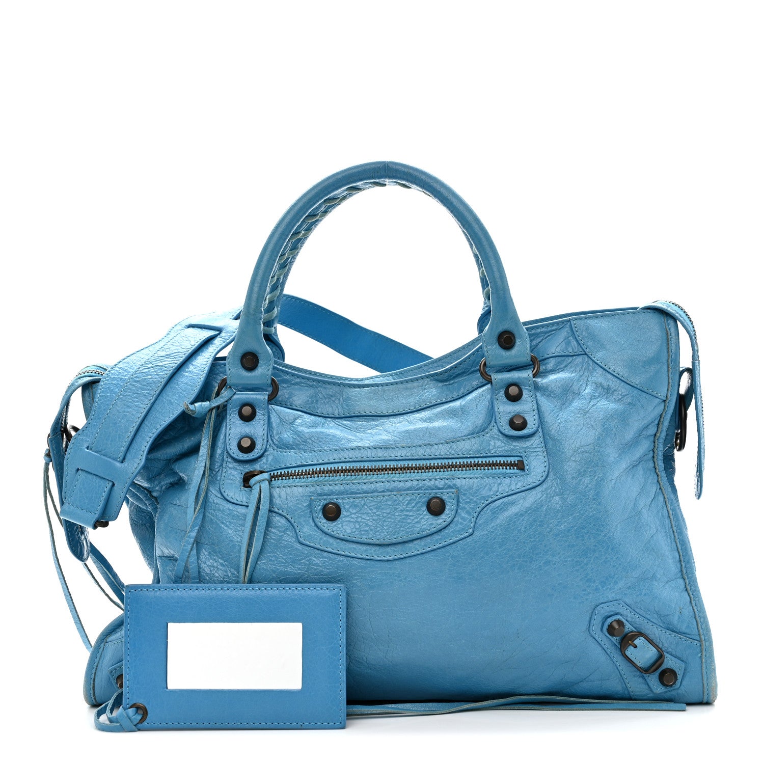 Balenciaga Agneau Classic Hardware City Bleu Azur Clair 1873298
