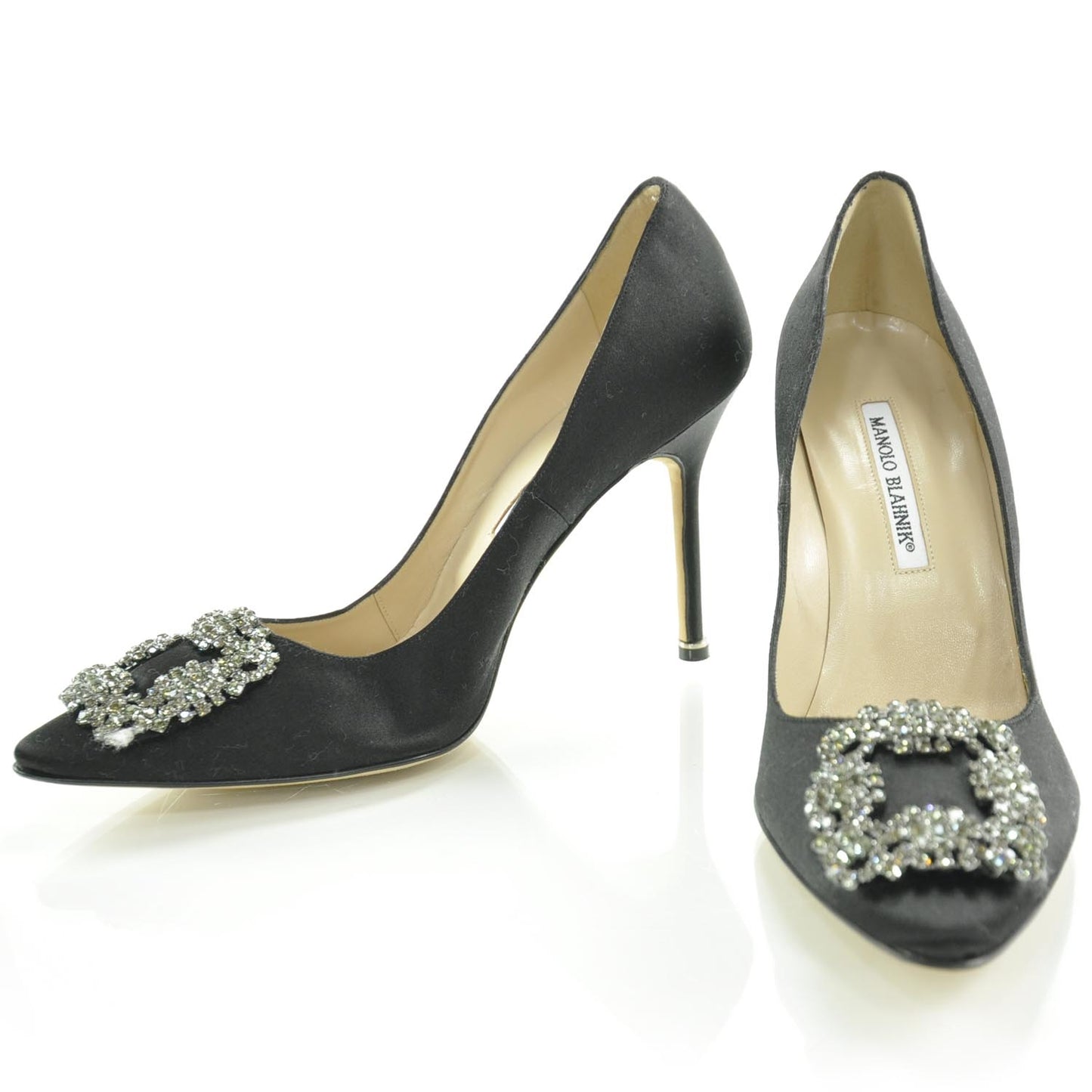 MANOLOBLAHNIKSatinHangisiPumps39Black