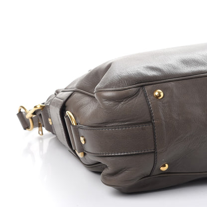 Saint Laurent Calfskin Muse Messenger Bag Grey 8 of 10