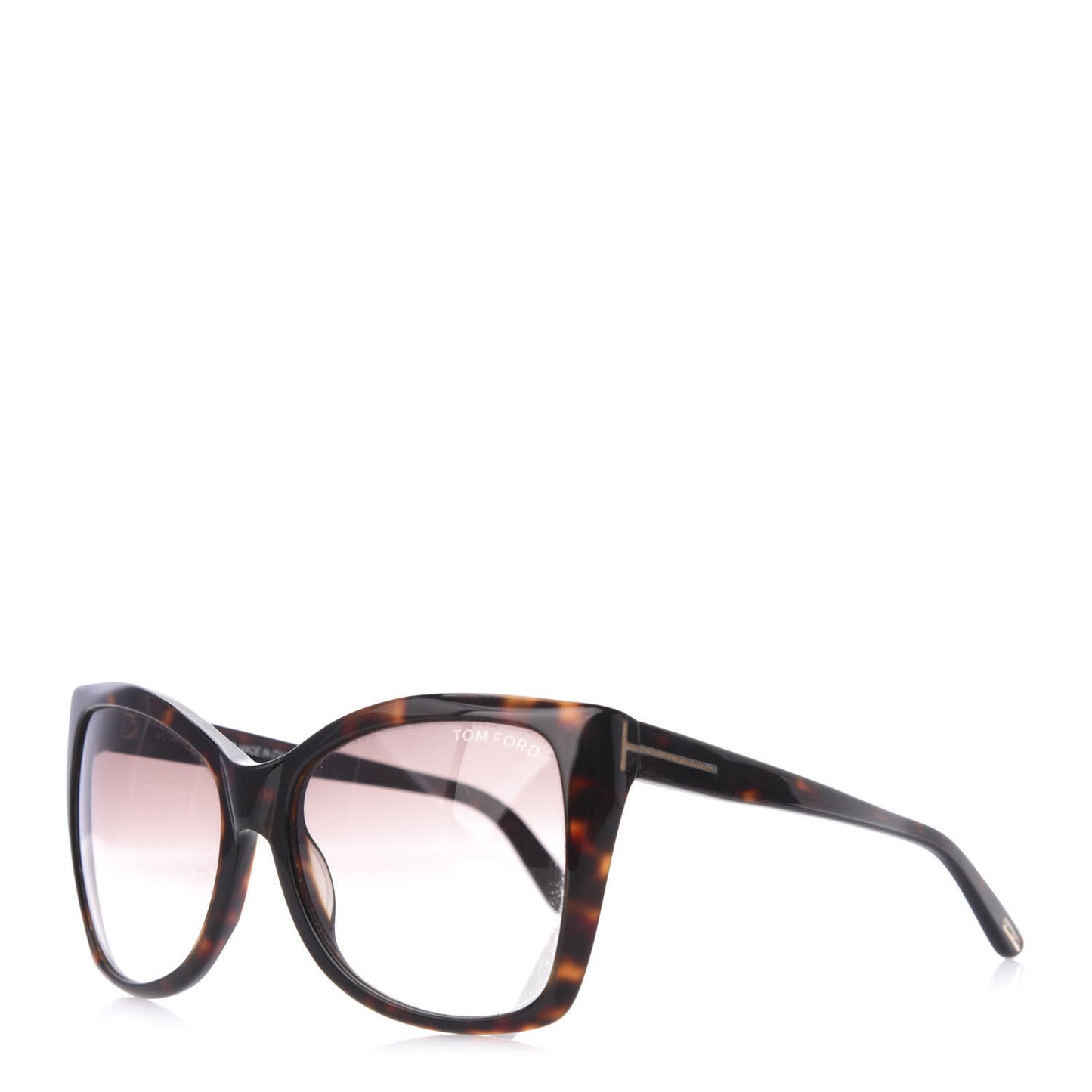 Carli Oversize Square Cateye Sunglasses TF295 Havana Brown