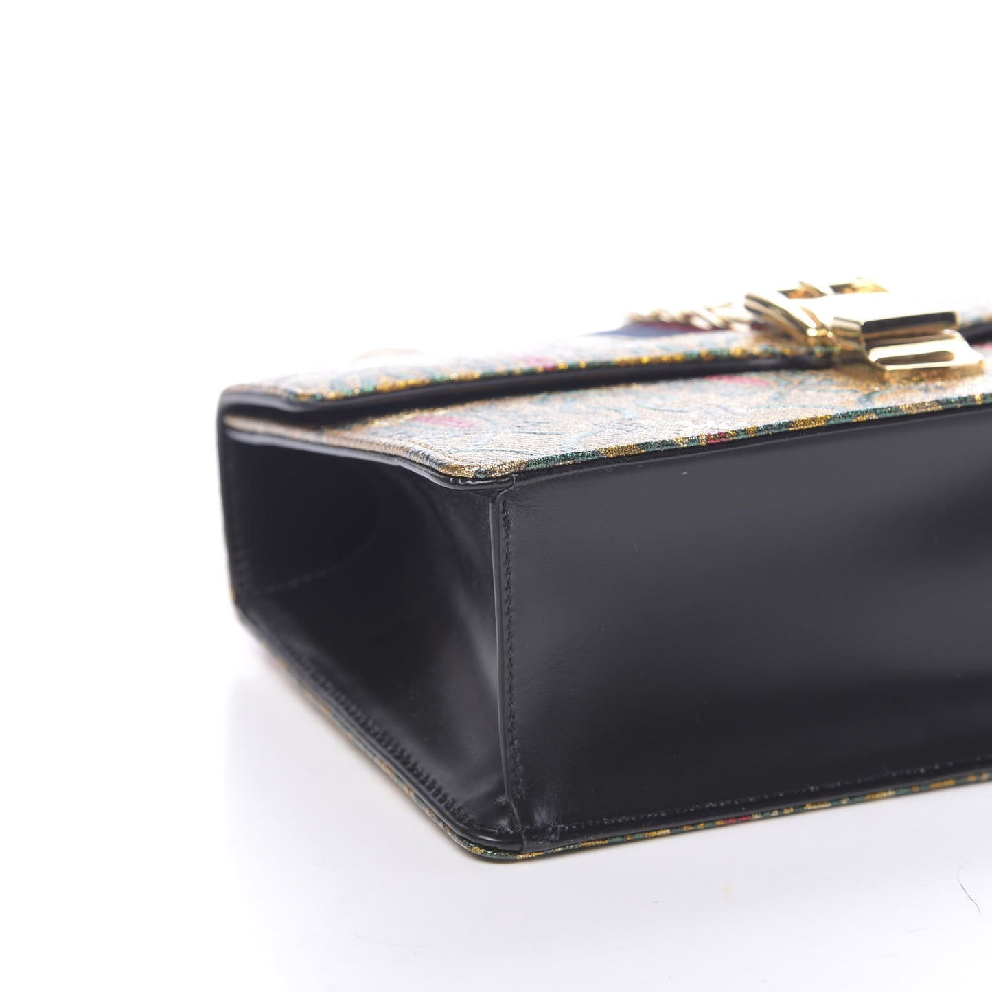 Iridescent Brocade Small Sylvie Shoulder Bag Gold