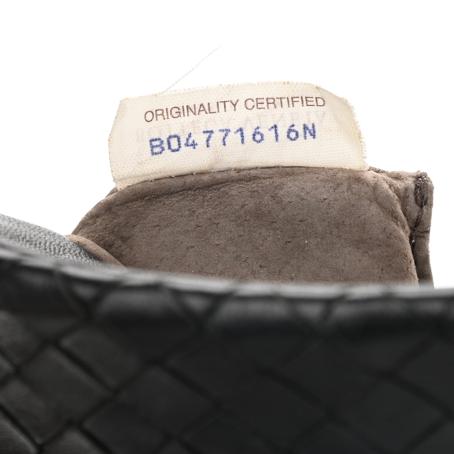 Nappa Intrecciato Small Chain Crossbody Black