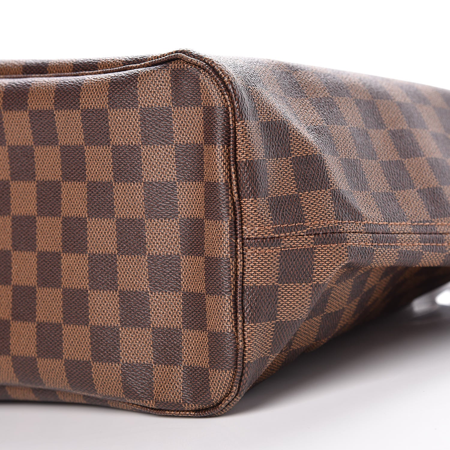 Louis Vuitton Damier Ebene Neo Neverfull MM Rose Ballerine 7 of 14