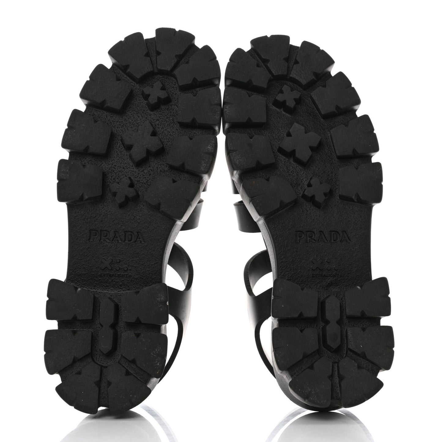 Foam Rubber Triangle Logo Monolith 55mm Cage Sandals 40 Black