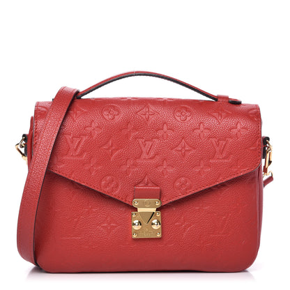 Louis Vuitton Empreinte Pochette Metis Scarlet 1 of 9