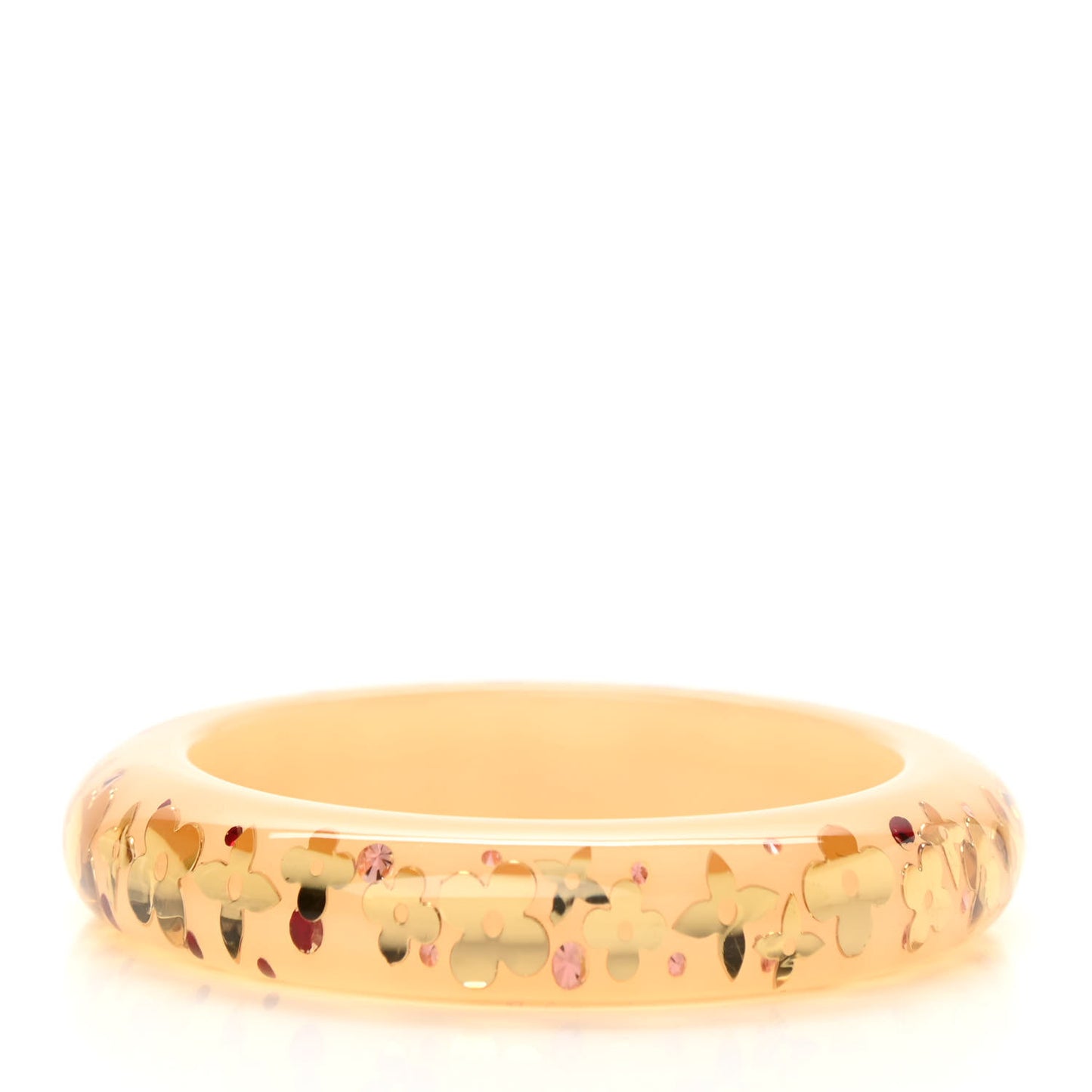 Resin Swarovski Medium Inclusion Bracelet PM Caramel