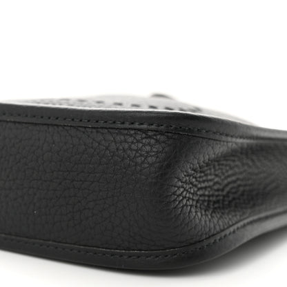 Hermes Taurillon Clemence Evelyne TPM Black 10 of 10
