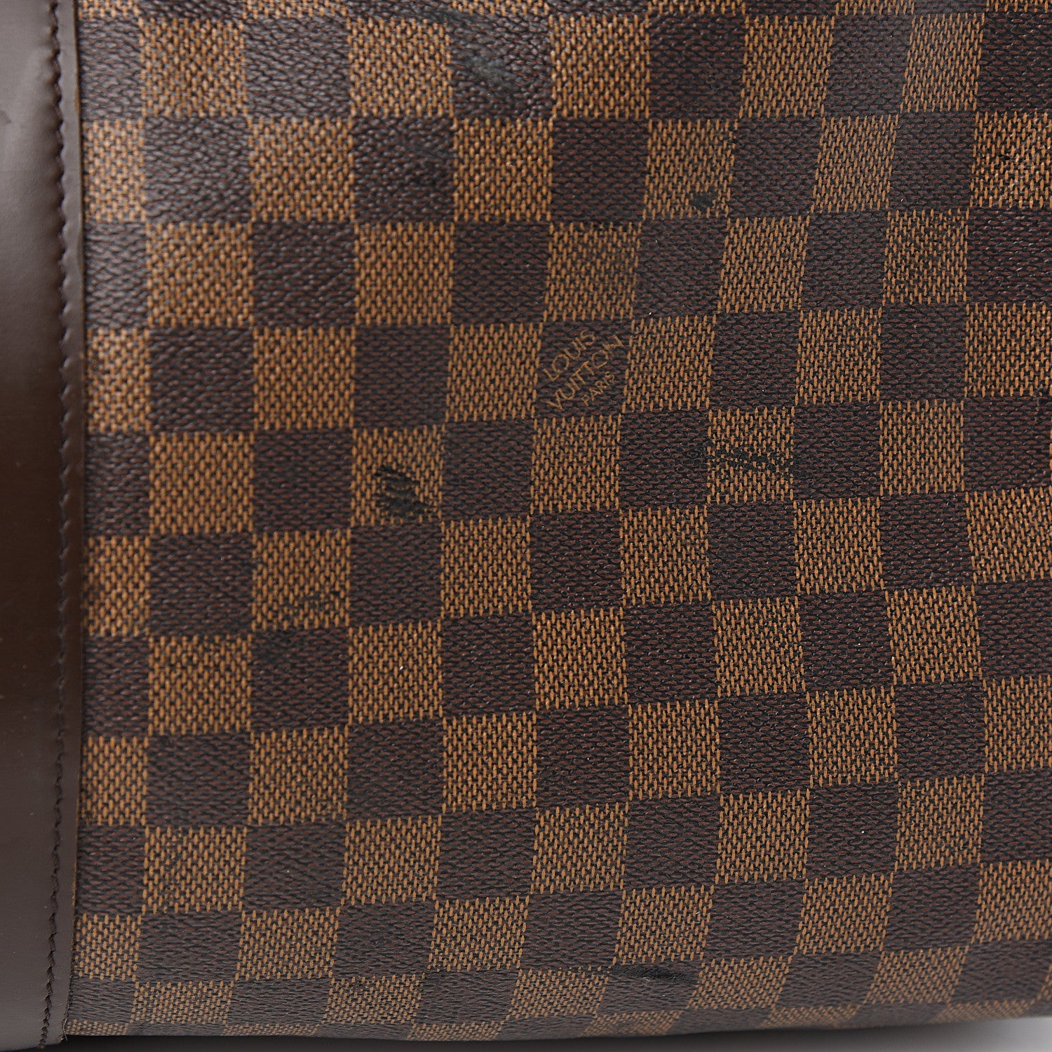 Louis Vuitton Damier Ebene Keepall Bandouliere 55 9 of 14