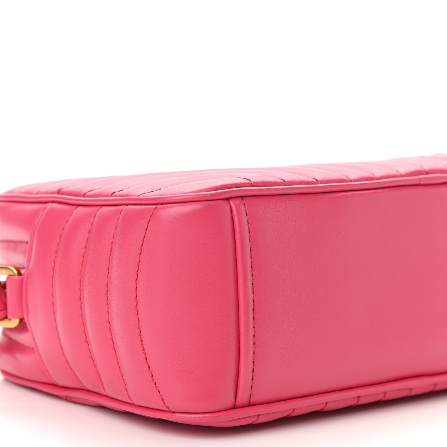 Prada Soft Calfskin Diagramme Camera Bag Magenta 8 of 9