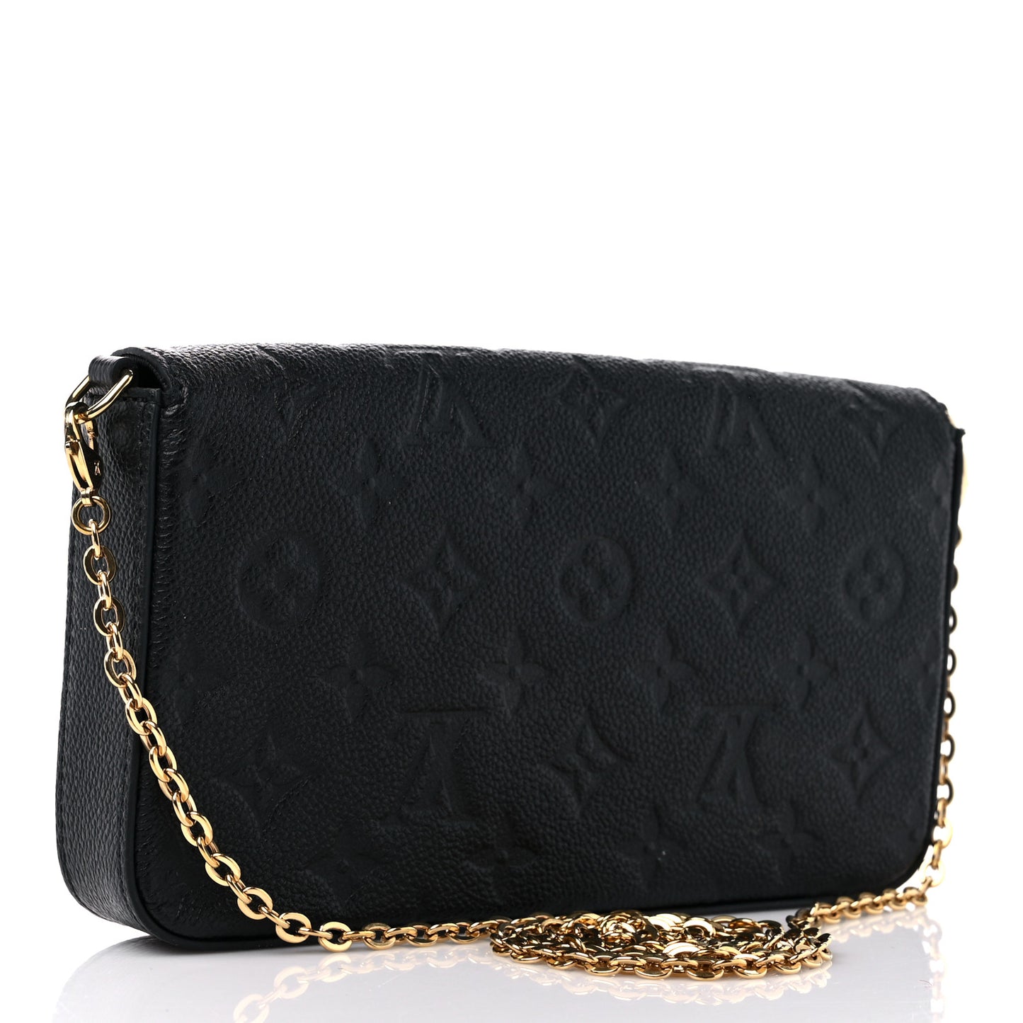 Empreinte Pochette Felicie Chain Wallet Black