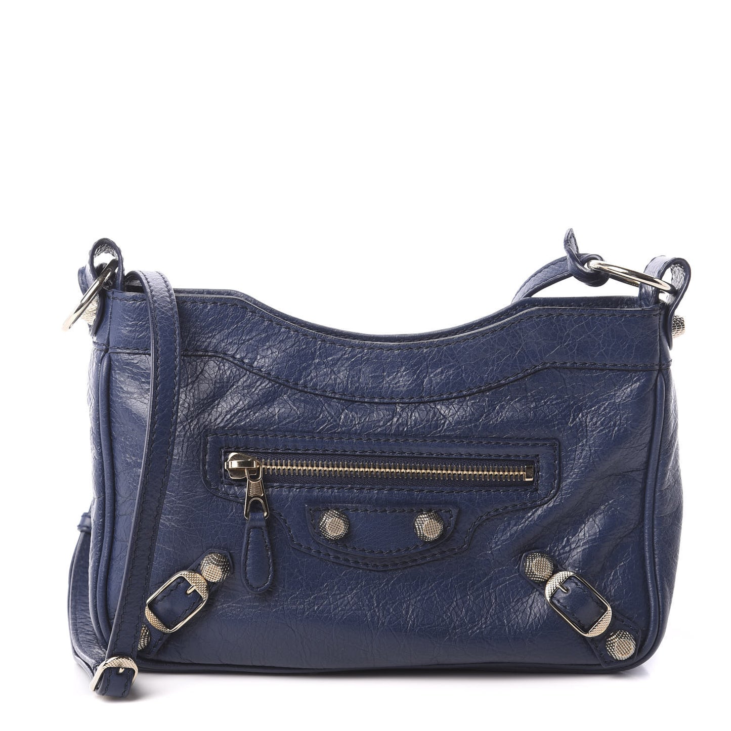 Agneau Giant 12 Silver Hardware Hip Bleu Roi