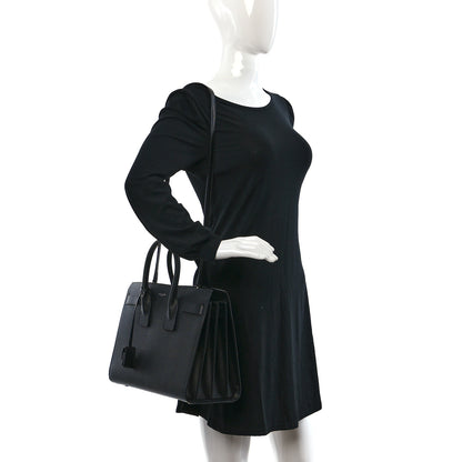 Saint Laurent Grain De Poudre Small Sac De Jour Black 2 of 11
