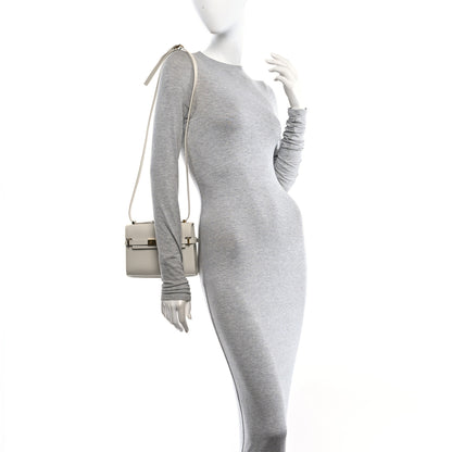 Saint Laurent Smooth Calfskin Mini Manhattan Shoulder Bag Blanc Vintage 2 of 11