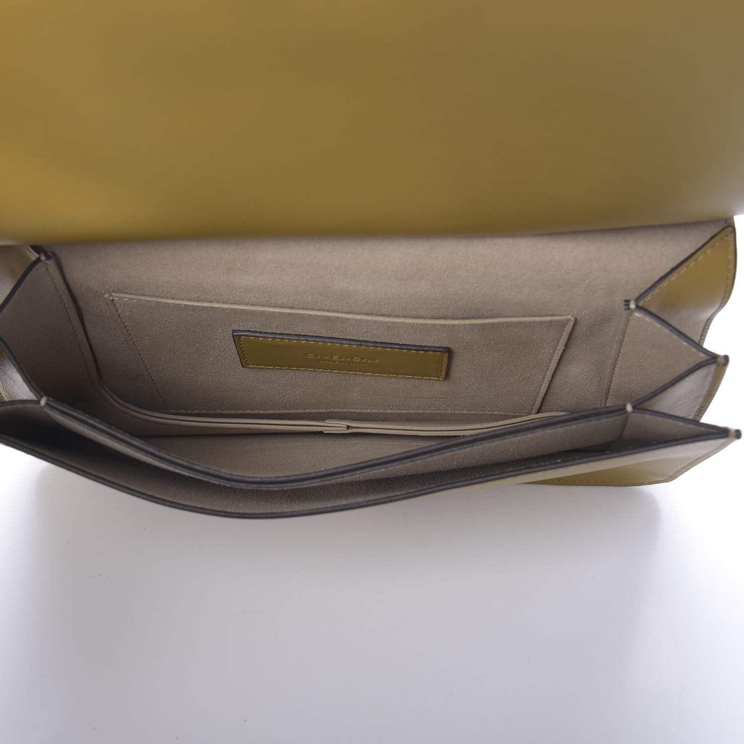 Givenchy Calfskin Python Embossed Medium Whip Top Handle Crossbody Yellow 6 of 10
