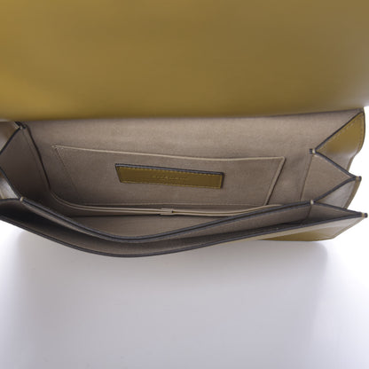 Givenchy Calfskin Python Embossed Medium Whip Top Handle Crossbody Yellow 6 of 10