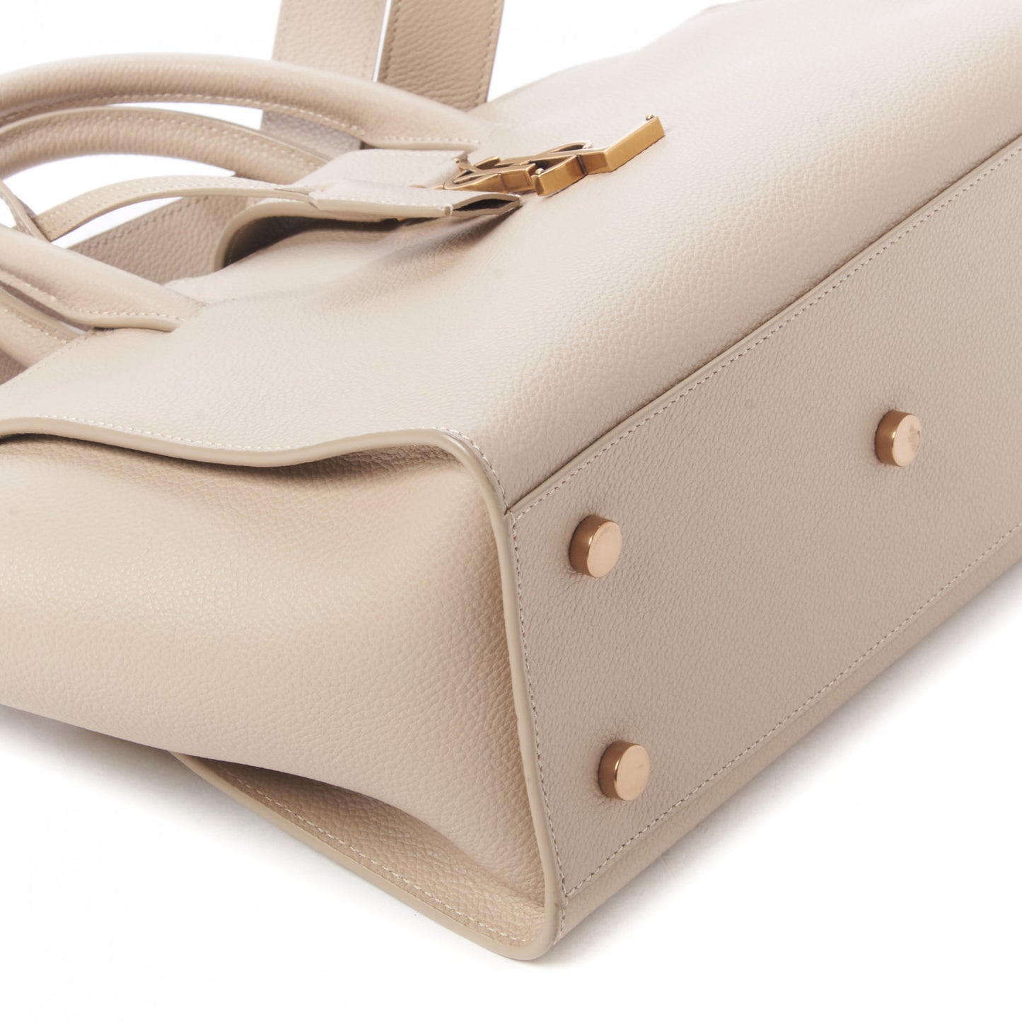 Calfskin Baby Monogram Downtown Cabas Beige