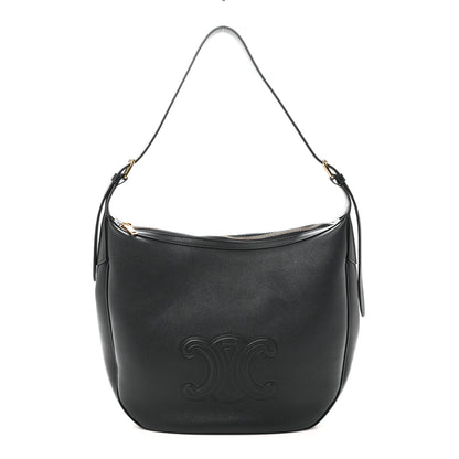 Celine Calfskin Triomphe Heloise Shoulder Bag Slate Grey 1 of 11