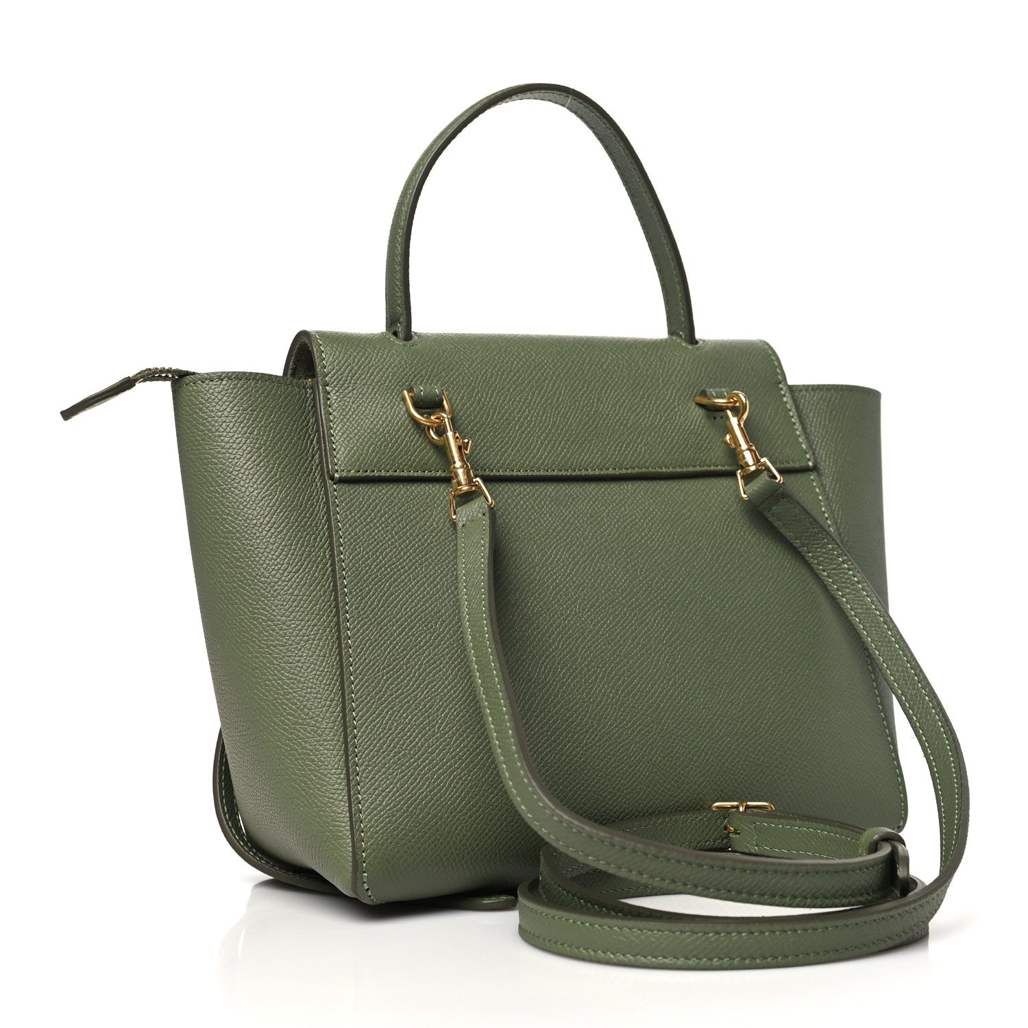 Celine Grained Calfskin Nano Belt Bag Light Khaki 4 of 11