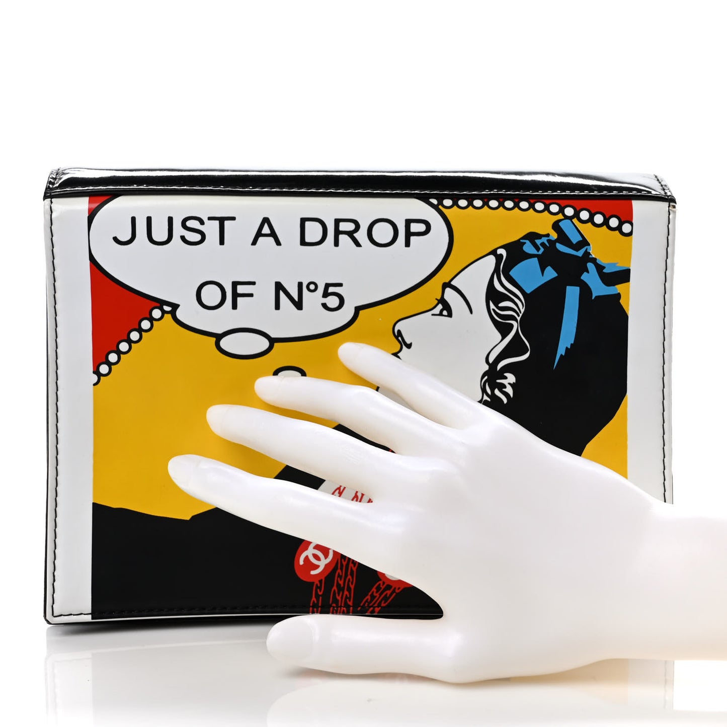 Patent Just a Drop of N°5 Comic Coco Clutch