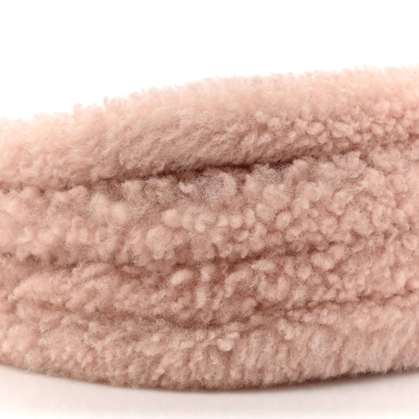 Calfskin Shearling Milky Way Odessa Shoulder Bag Pink