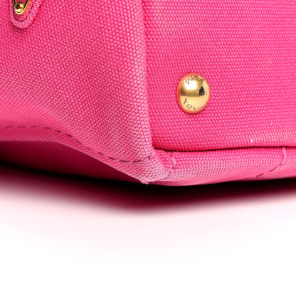 Prada Canapa Small Logo Tote Fuxia 11 of 15