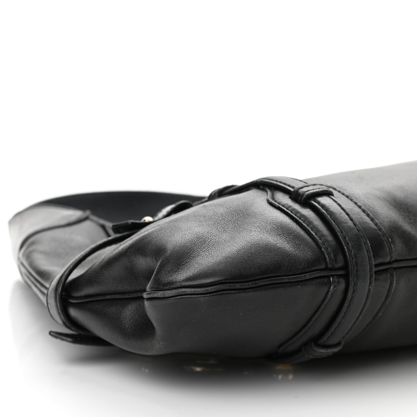 Calfskin Horsebit 85th Anniversary Hobo Black