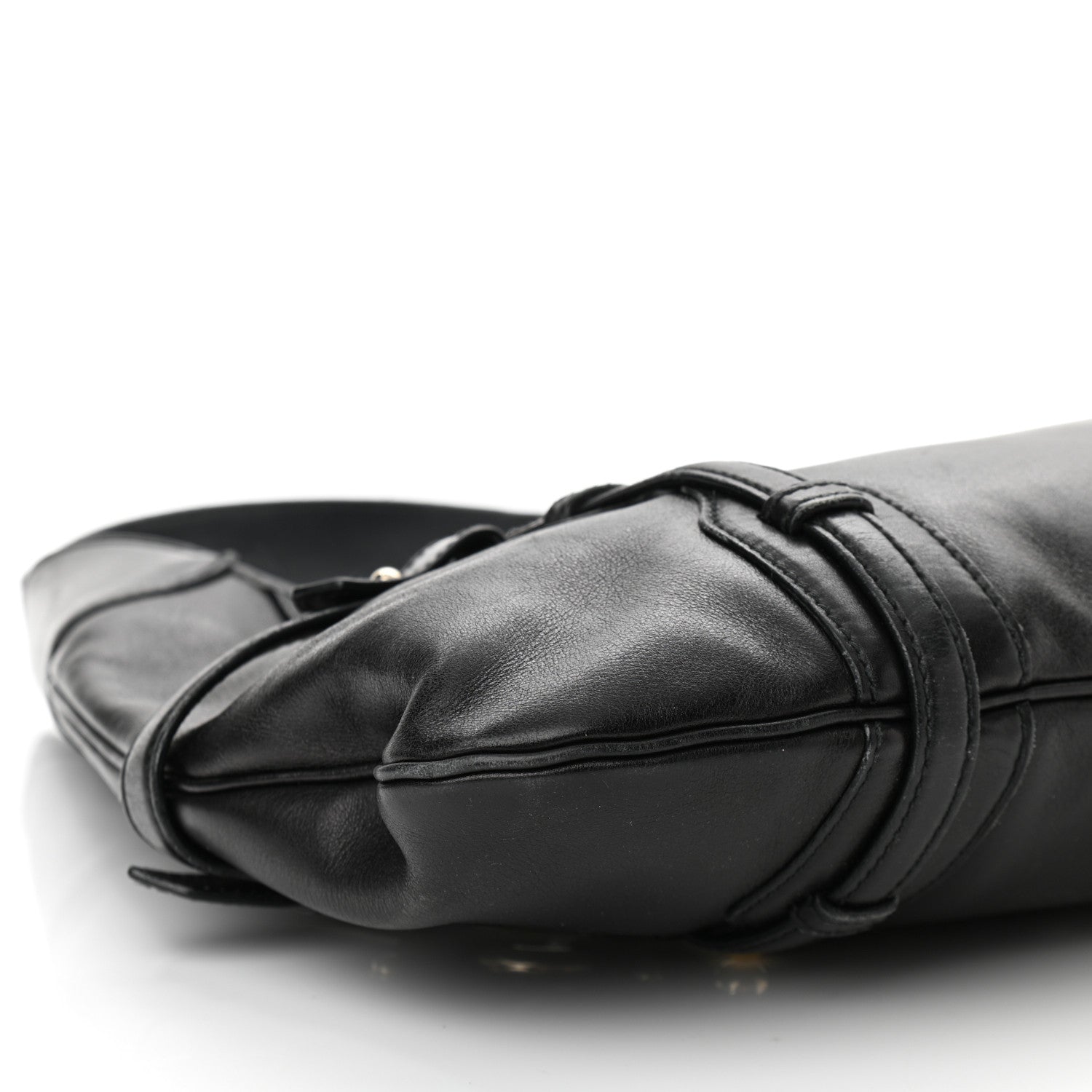 Gucci Calfskin Horsebit 85th Anniversary Hobo Black 8 of 12
