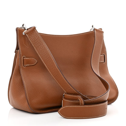 Hermes Taurillon Clemence Jypsiere 31 Gold 3 of 12