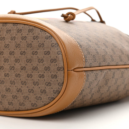 Gucci X DISNEY Mini Vintage GG Supreme Monogram Bucket Bag Beige Vintage Sun Oil 10 of 10