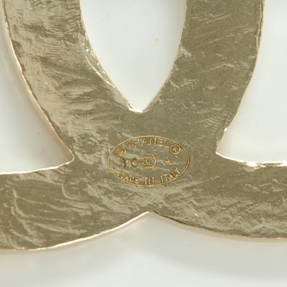 Chanel Quilted CC Brooch Light Gold 4 of 6