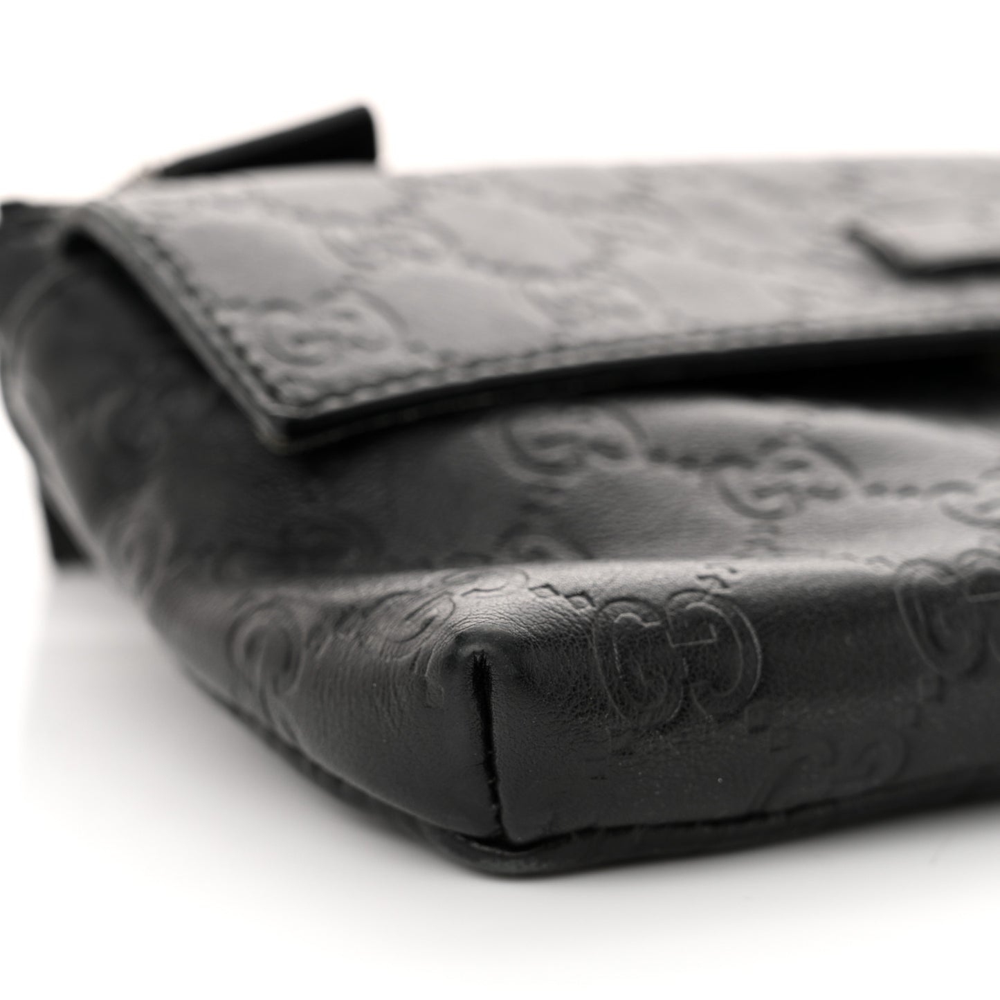 Guccissima Waist Belt Bag Black