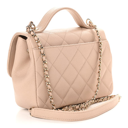 Chanel Caviar Quilted Small Business Affinity Flap Beige 3 of 9