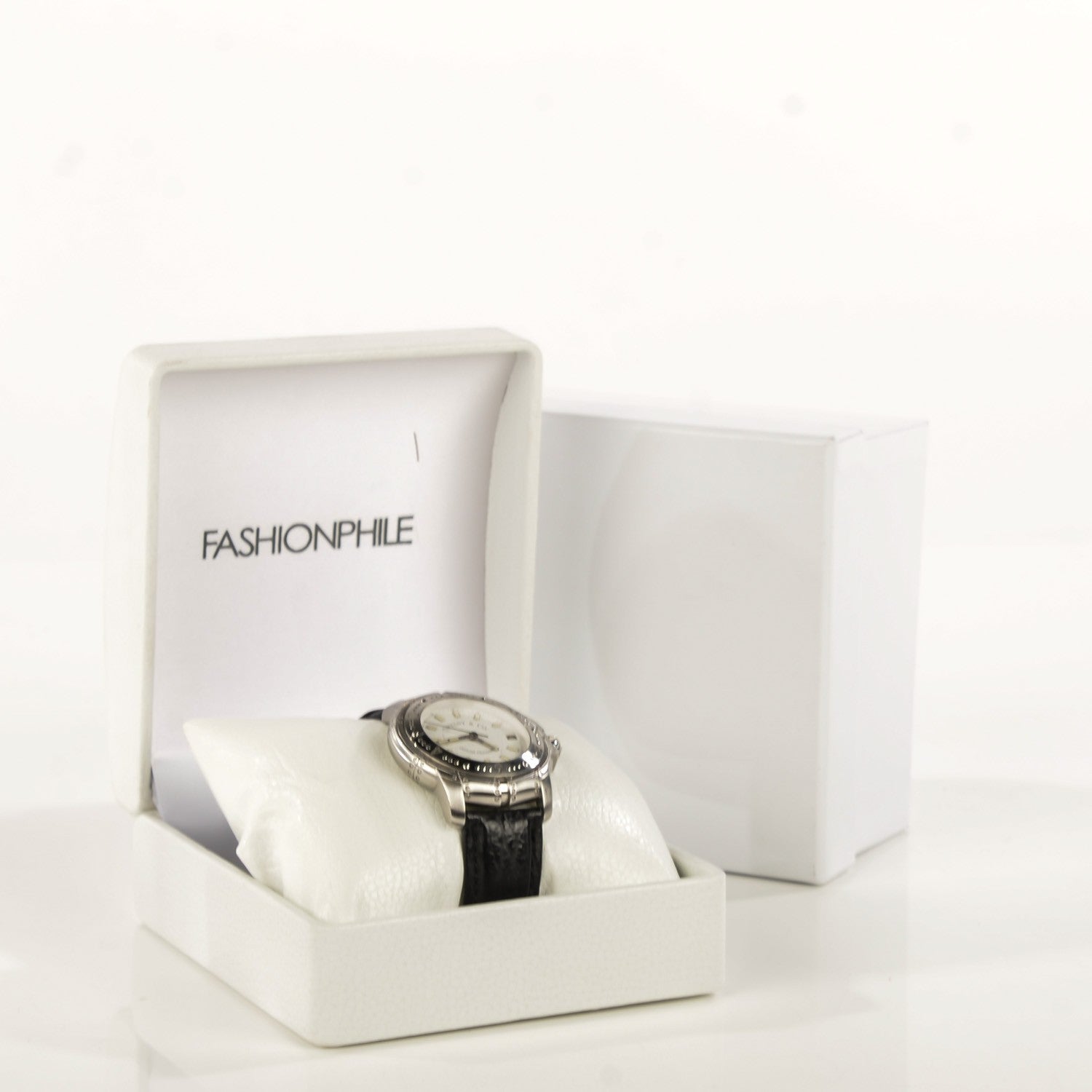 Tiffany Stainless Steel Calfskin 40mm Streamerica Quartz Watch 9 of 9