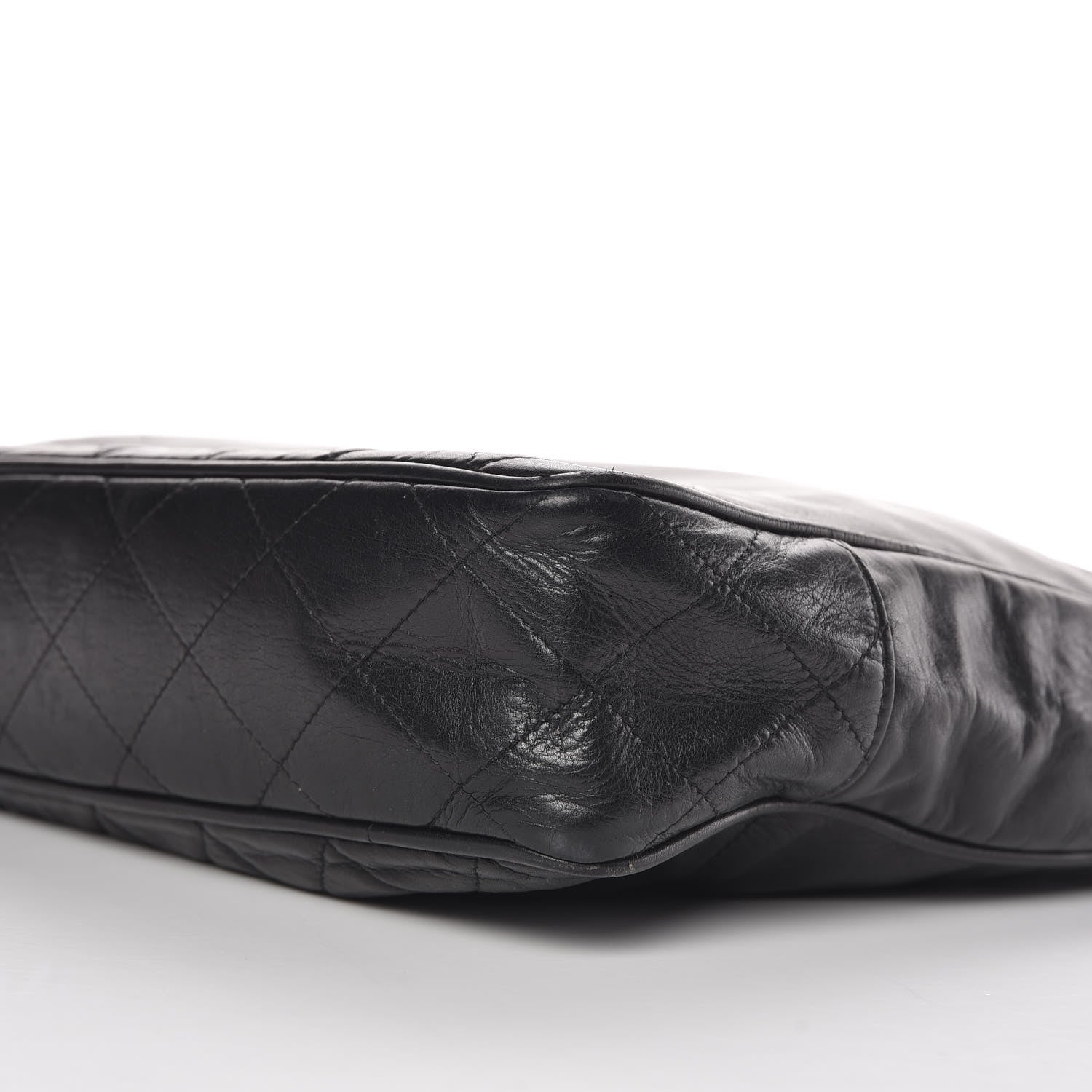Chanel Lambskin Shopping Tote Black 9 of 11