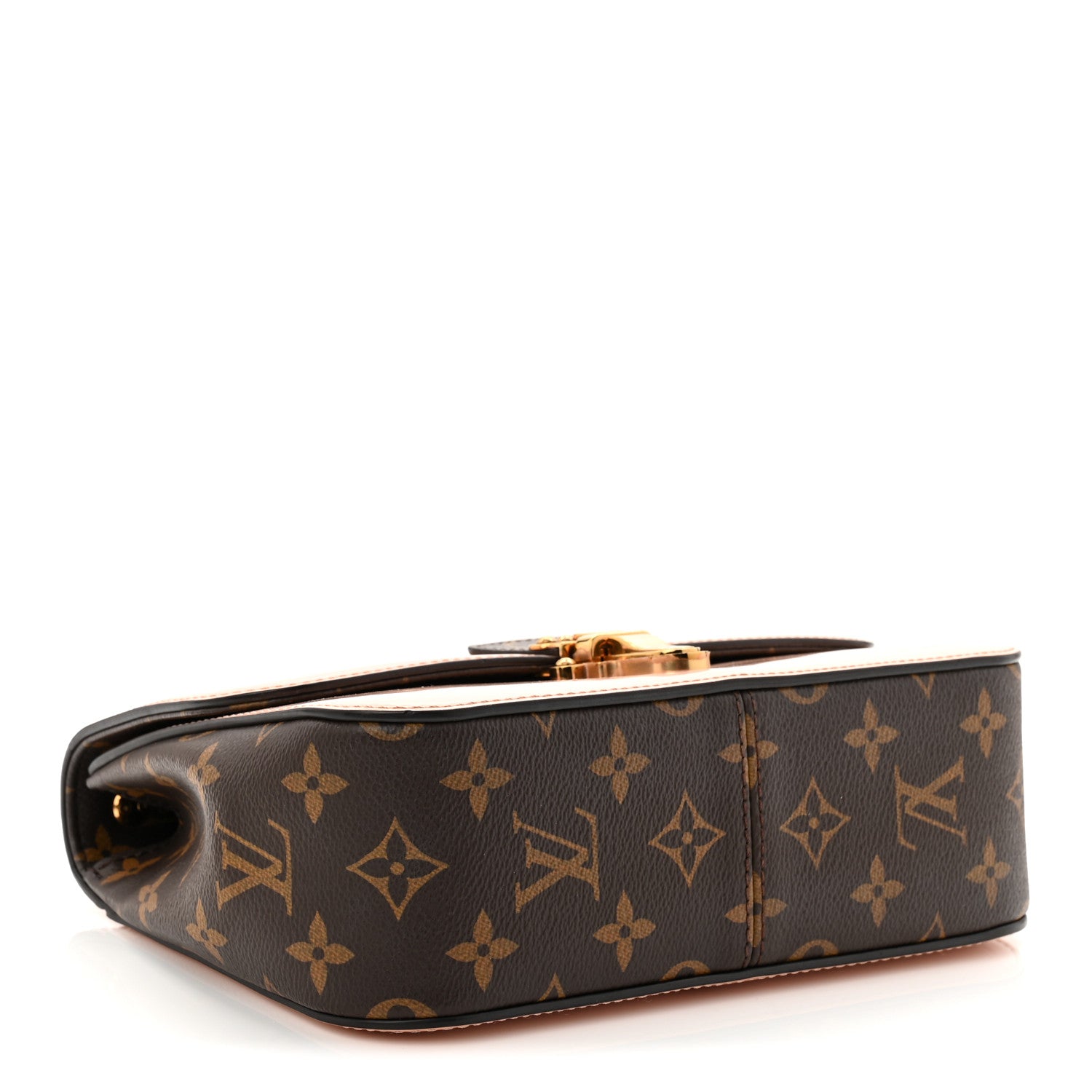 Louis Vuitton Patent Calfskin Monogram Cherrywood BB Rose Ballerine 4 of 12