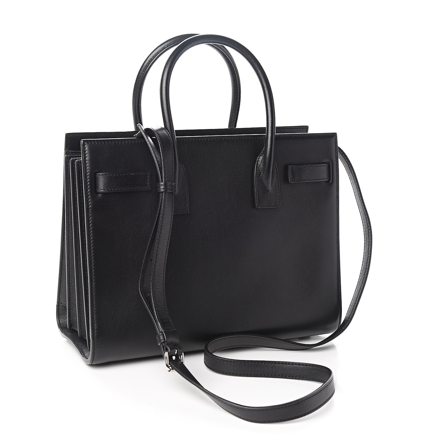 Calfskin Patchwork Baby Sac De Jour Black Multi