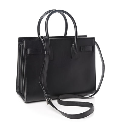 Saint Laurent Calfskin Patchwork Baby Sac De Jour Black Multi 2 of 7