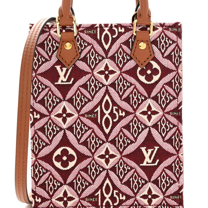 Louis Vuitton Jacquard Since 1854 Petit Sac Plat Bordeaux 8 of 11