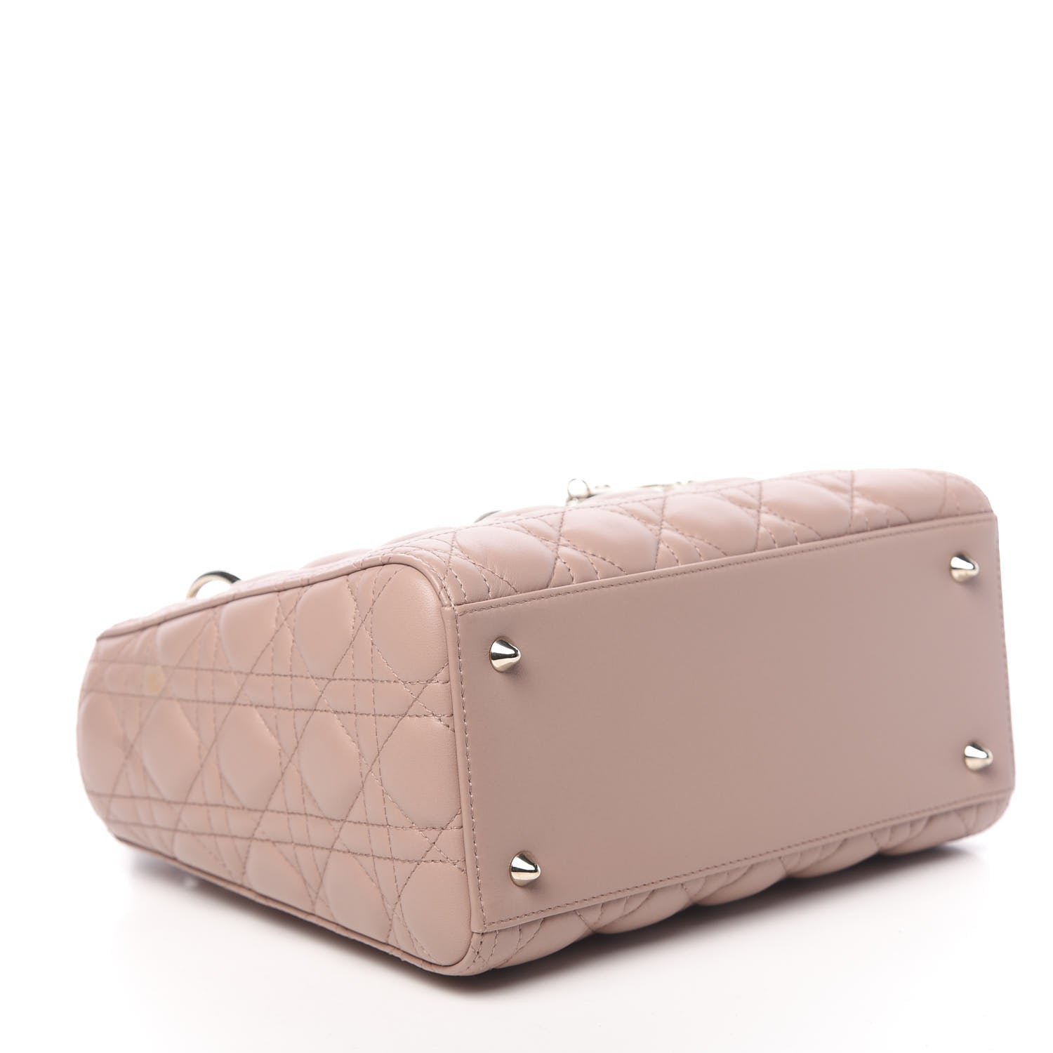 Christian Dior Lambskin Cannage Medium Lady Dior Pink 4 of 9